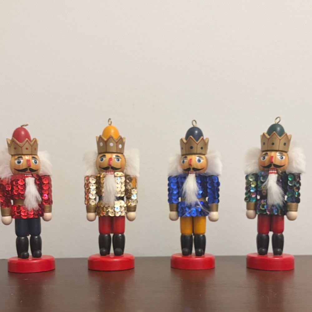 Colorful Nutcracker Figurine Set